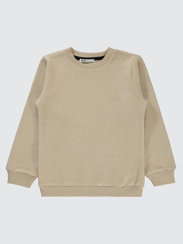 Picture of Boys Sweatshirt 10-13 Years Stone Color - Package
