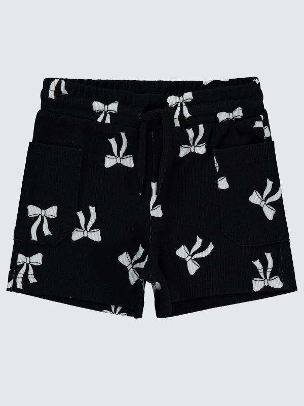 Picture of Girls Shorts 2-5 Years Black - Package