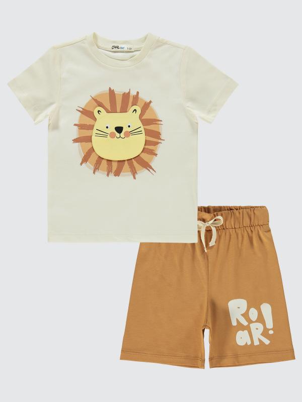 Picture of Boys Pajama Set 2-5 Years Ecru - Package