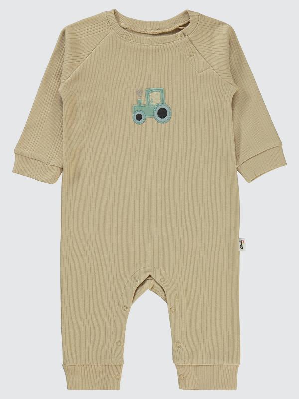 Picture of Baby Jumpsuit 0-24 Months Milk Coffee  - Package