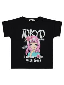 Picture of Girls T-Shirt 2-5 Years Black - Package