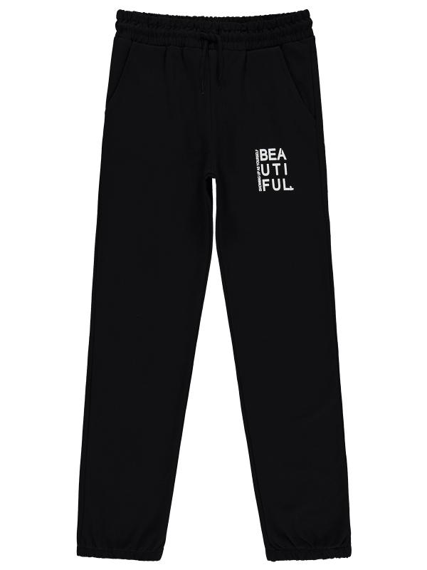 Picture of Girls Track Pants 10-13 Years Black - Package