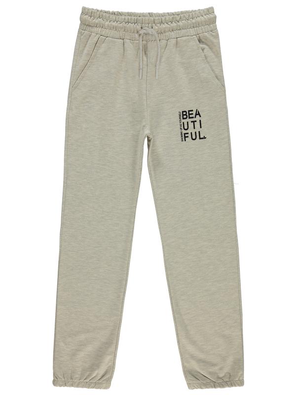 Picture of Girls Track Pants 10-13 Years Ecru Melange - Package