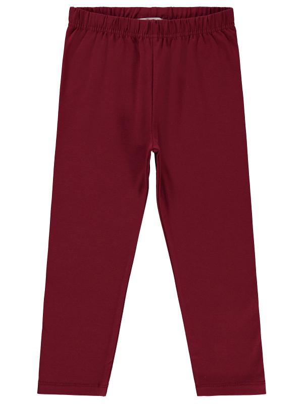 Picture of Girls Leggings 6-9 Years Burgundy - Package