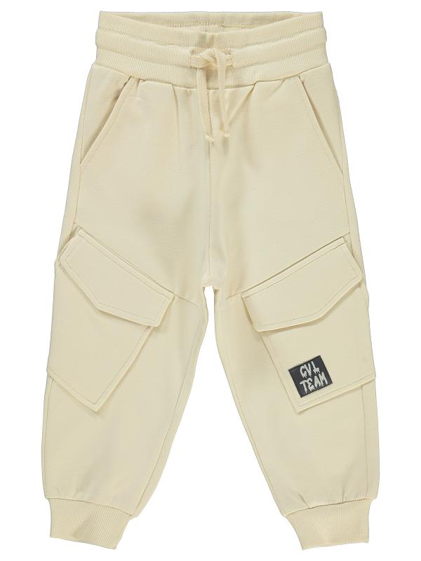 Picture of Boys Track Pants 2-5 Years Stone Color - Package