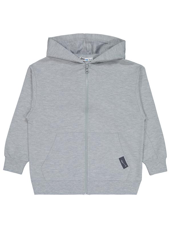 Picture of Boys Cardigan 6-9 Years Gray Melange - Package