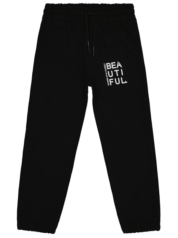Picture of Girls Track Pants 6-9 Years Black - Package