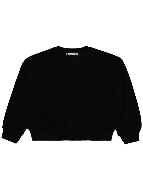 Picture of Girls Sweatshirt 6-9 Years Black - Package