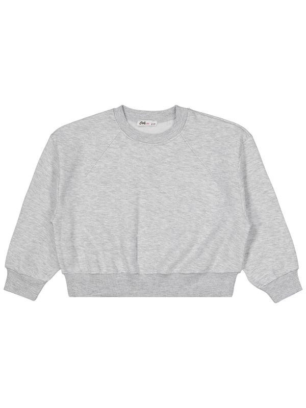 Picture of Girls Sweatshirt 6-9 Years Heather Gray Melange - Package
