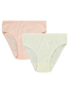 Picture of Girls Underwear 2-9 Years Ecru-Salmon - Package