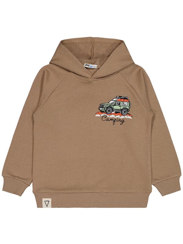 Picture of Boys Sweatshirt 6-9 Years Brown - Package