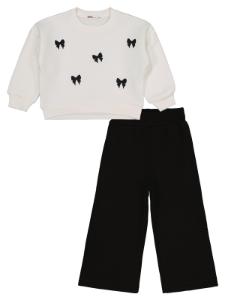Picture of Girls Tracksuit 2-5 Years Ecru-Black - Package