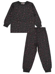 Picture of Girls Pajama Set 2-5 Years Anthracite - Package