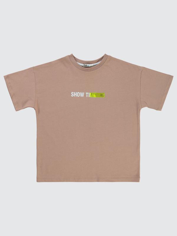 Picture of Boys T-Shirt 10-13 Years Brown - Package