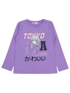 Picture of Girls Sweatshirt 6-9 Years Purple - Package