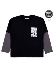 Picture of Boys Sweatshirt 6-9 Years Black - Package