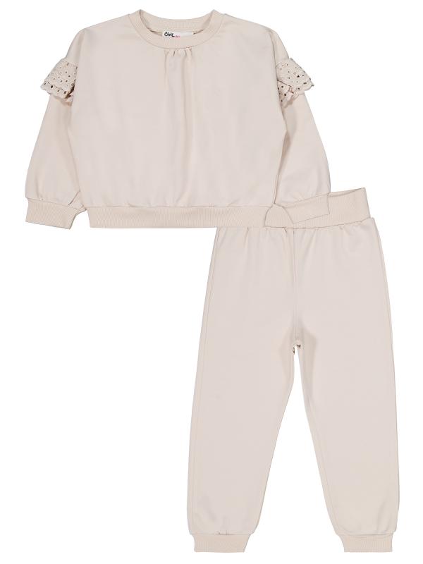 Picture of Girls Tracksuit 2-5 Years Stone Color - Package
