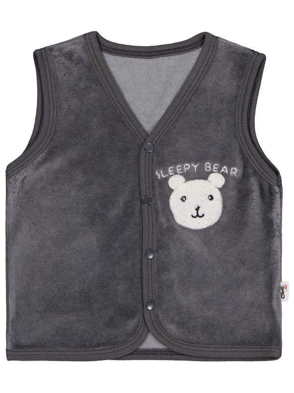 Picture of Baby Vest 0-24 Months Dark Gray - Package