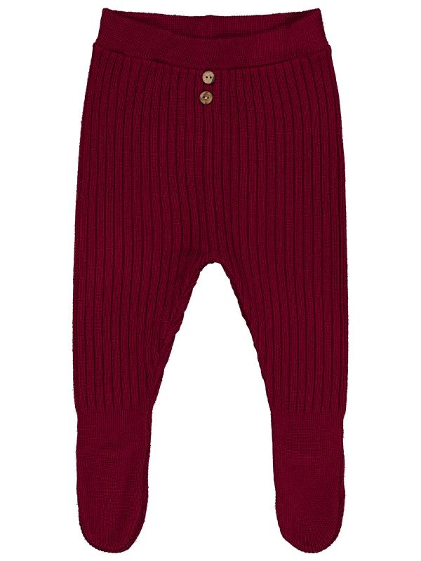 Picture of Baby Track Pants 0-24 Months Burgundy - Package