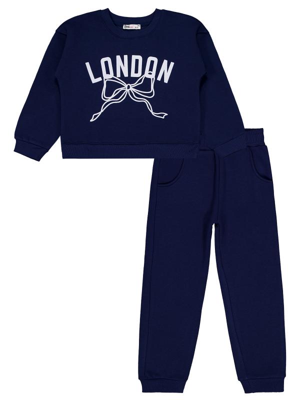 Picture of Girls Tracksuit 6-9 Years Navy - Package