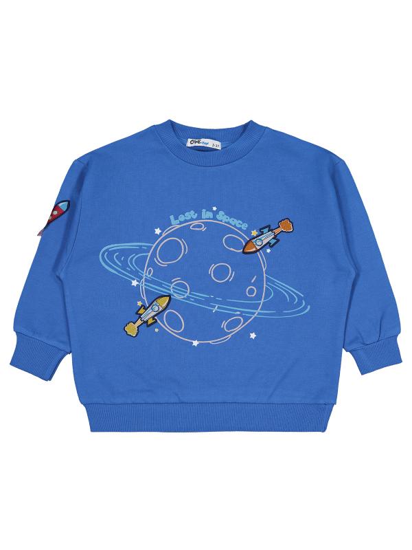 Picture of Boys Sweatshirt 2-5 Years Saxe Blue - Package