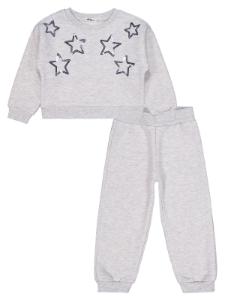 Picture of Girls Tracksuit 2-5 Years Heather Gray Melange - Package
