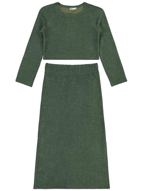 Picture of Girls Set 10-13 Years Khaki - Package