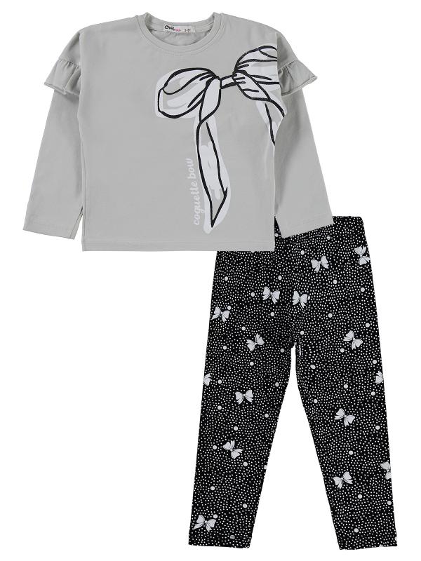 Picture of Girls Set 2-5 Years Gray - Package