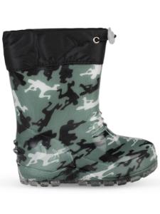 الصورة الولادي حذاء المطر 26-30 نمرة الكاكي - طَرد