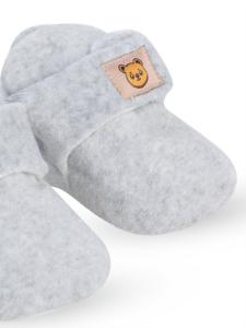 Picture of Baby Baby Booties Size 18-21 Gray Melange - Package