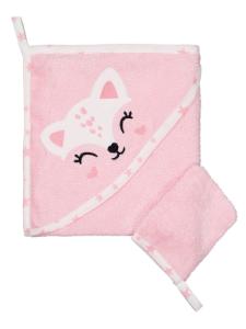 Picture of Baby Towel 0-24 Months Pink - Package