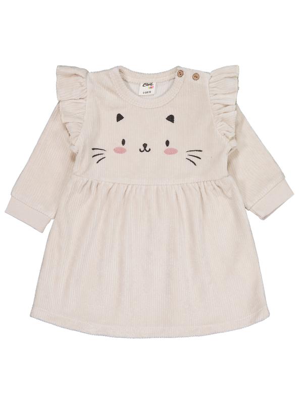 Picture of Baby Dress and Overall 0-24 Months Stone Color - Package