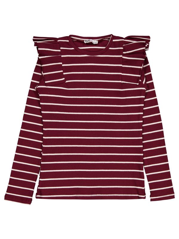 Picture of Girls Sweatshirt 10-13 Years Dark Burgundy - Package