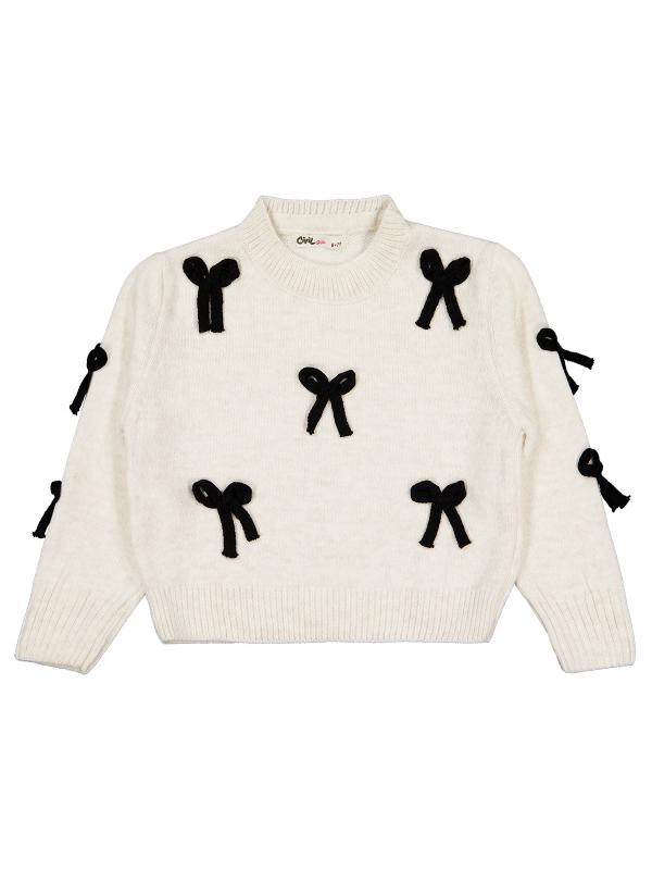 Picture of Girls Sweater 6-9 Years Ecru - Package