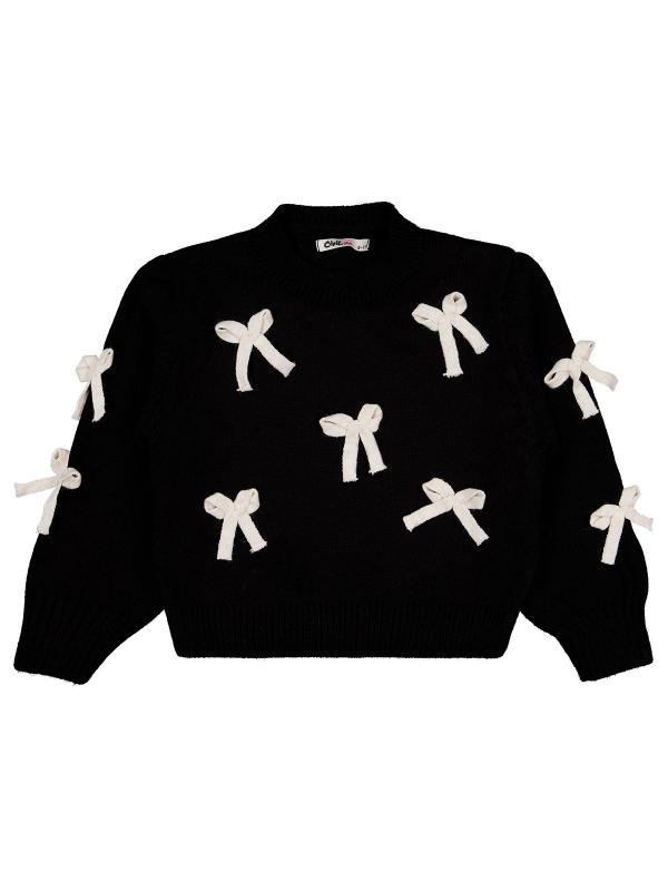 Picture of Girls Sweater 6-9 Years Black - Package