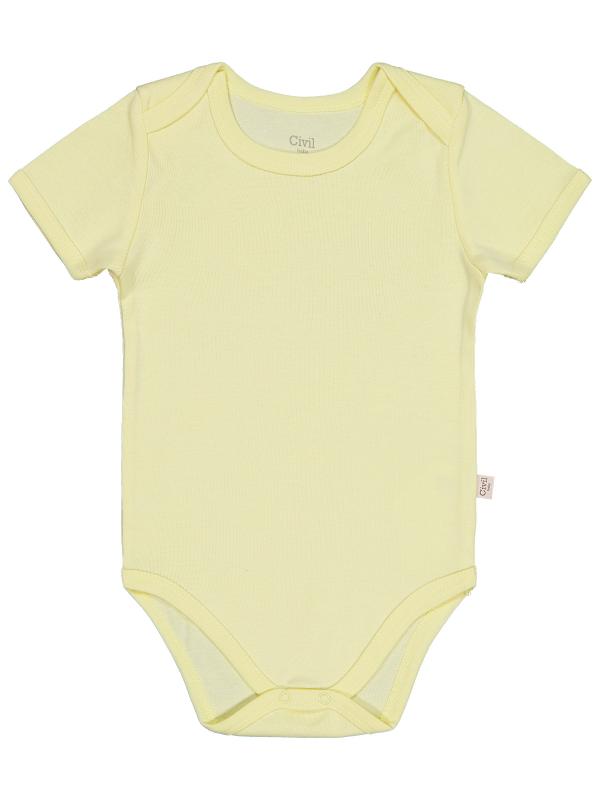 Picture of Baby Snapsuit 0-24 Months Yellow - Package