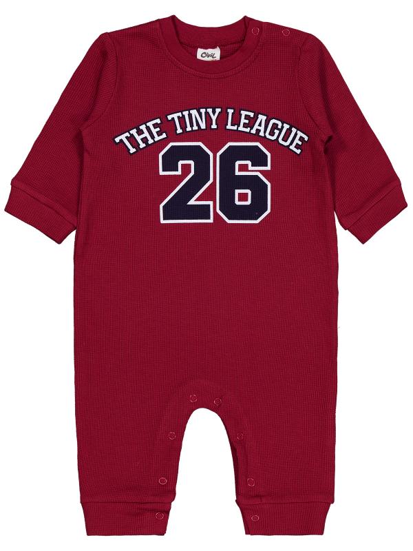 Picture of Baby Jumpsuit 0-24 Months Burgundy - Package