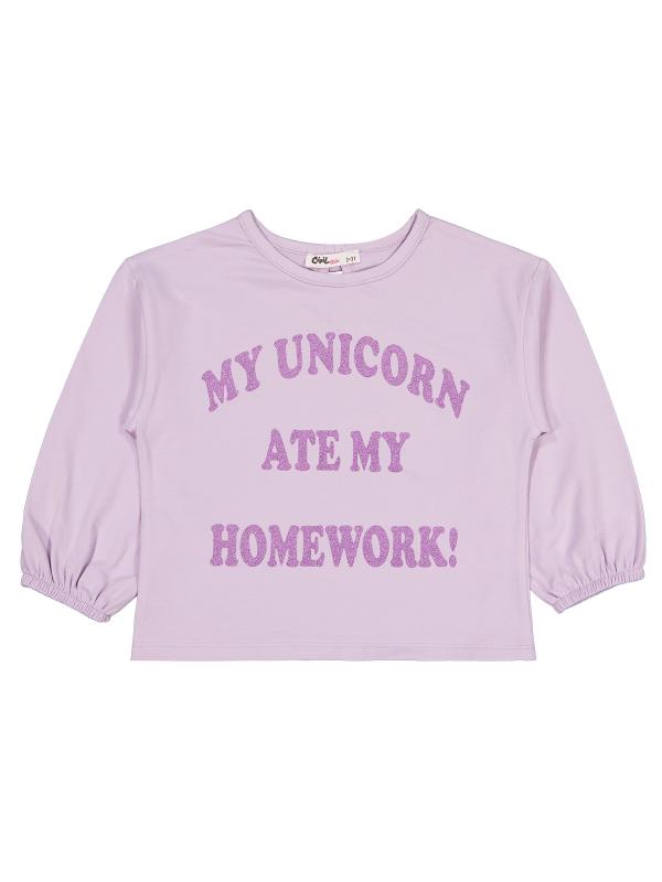 Picture of Girls Sweatshirt 2-5 Years Lilac - Package