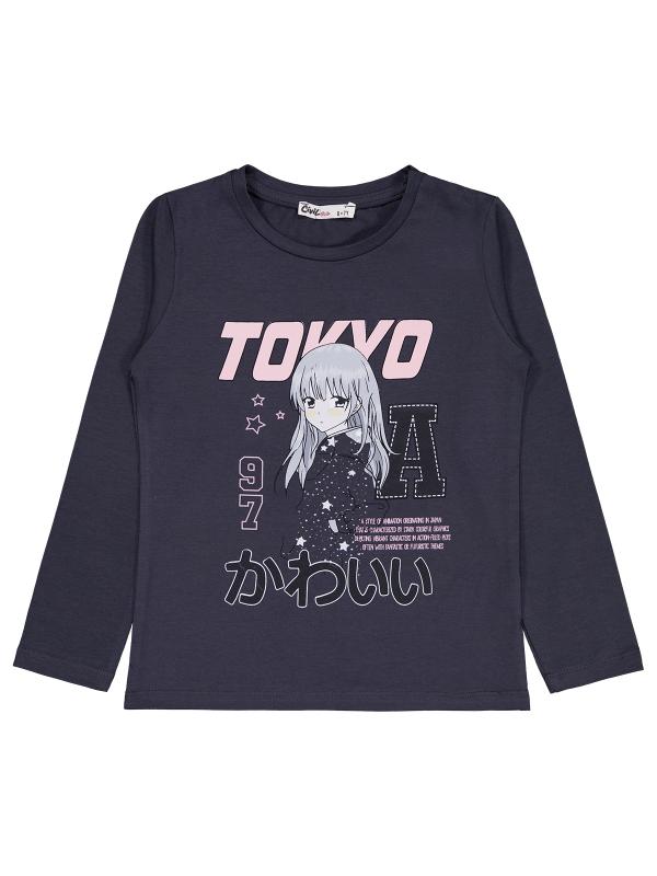 Picture of Girls Sweatshirt Km 6-9 Years Anthracite - Package