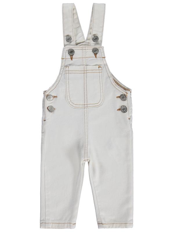 Picture of Baby Overalls 0-24 Months White - Package