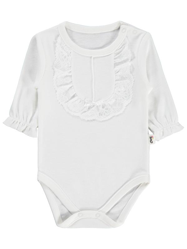 Picture of Baby Snapsuit 0-24 Months Ecru - Package