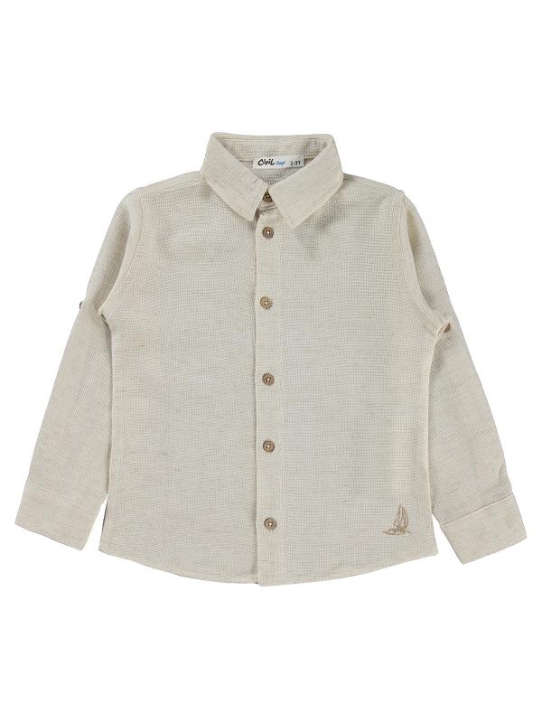 Picture of Boys Shirt 2-5 Years Beige - Package
