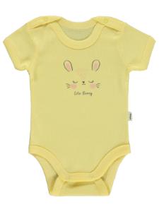Picture of Baby Snapsuit 0-24 Months Light Yellow - Package