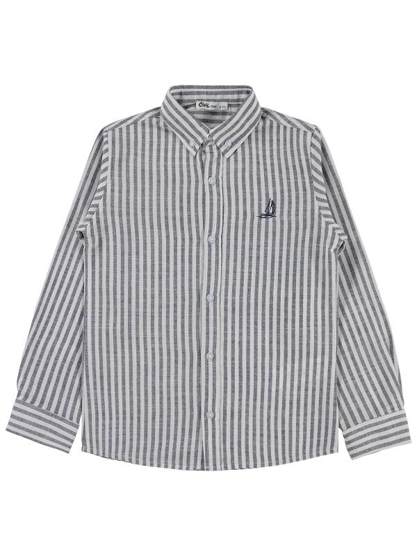 Picture of Boys Shirt 6-9 Years Navy - Package