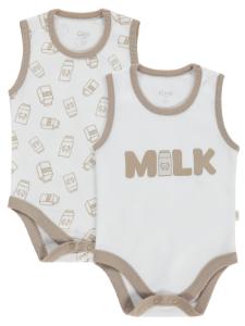 Picture of Baby Snapsuit 0-24 Months Ecru - Package