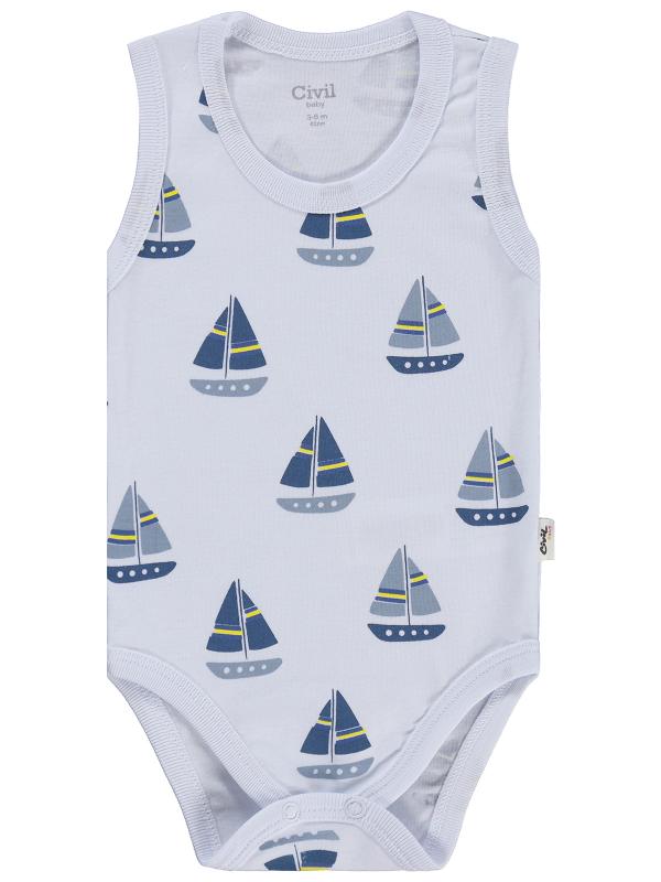 Picture of Baby Snapsuit 0-24 Months White - Package