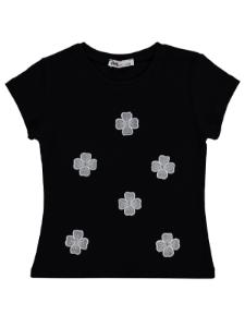 Picture of Girls T-Shirt 6-9 Years Black - Package