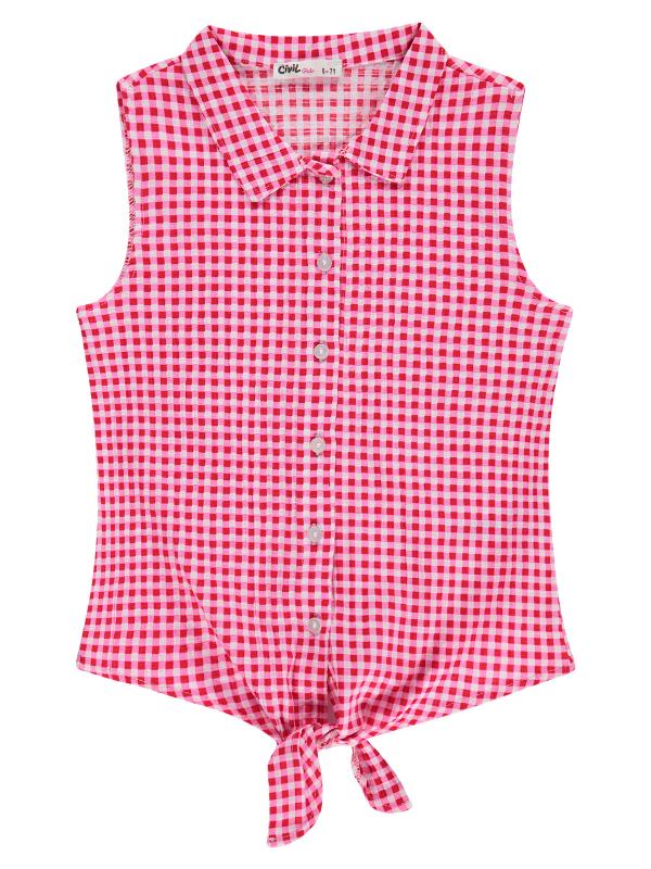 Picture of Girls Shirt 6-9 Years Red - Package