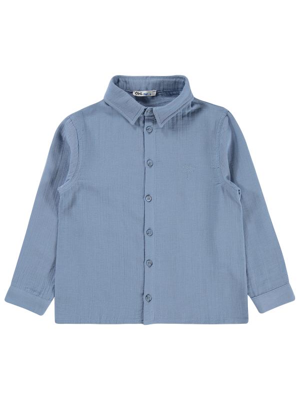 Picture of Boys Shirt 10-13 Years Light Indigo - Package