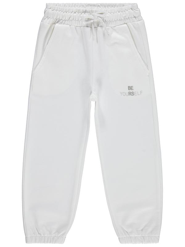 Picture of Girls Track Pants 2-5 Years Off White - Package
